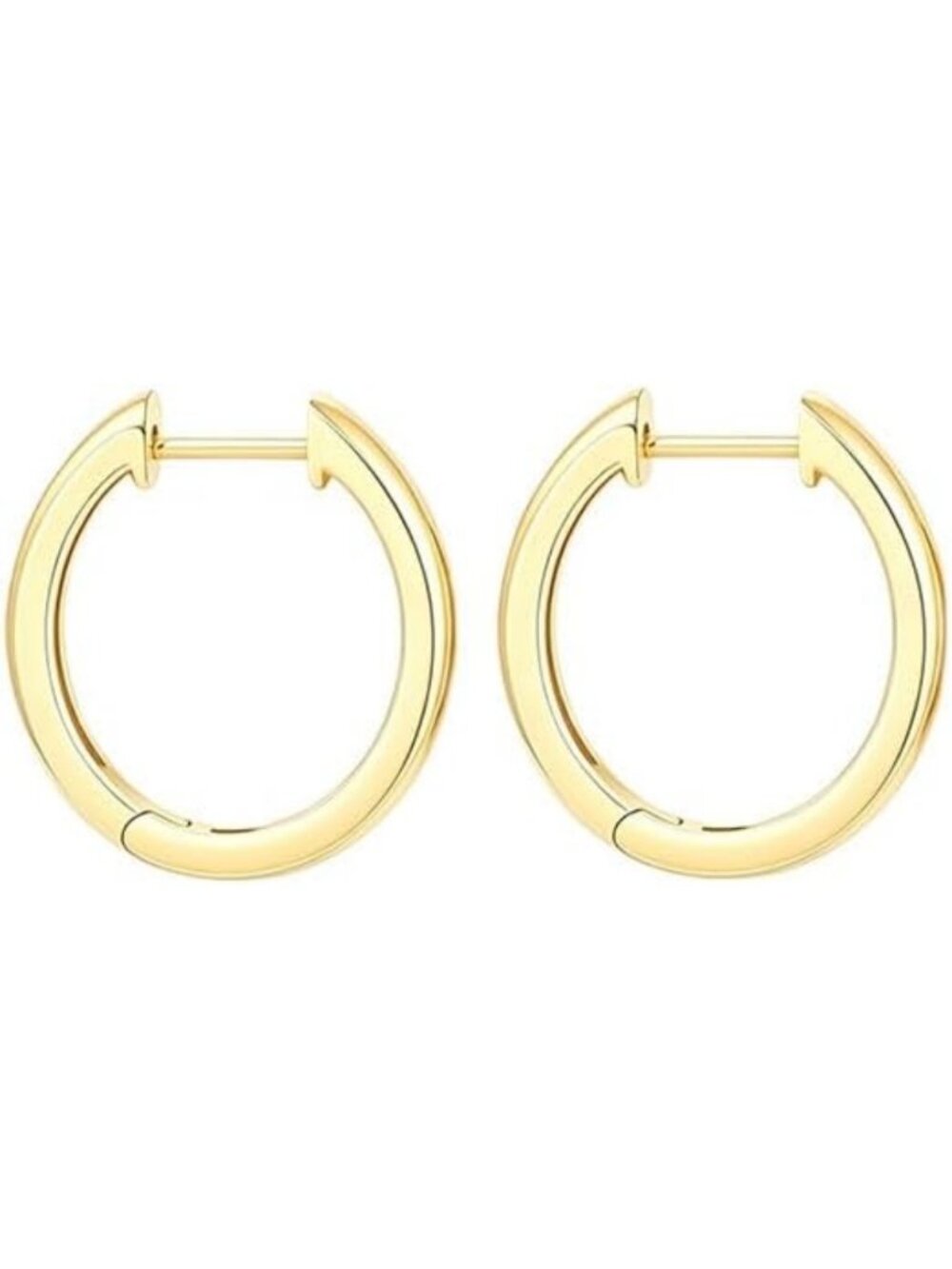 Minimalist 14K Gold Huggie Earrings - Small Hoop Earrings for Women, Chic Style
